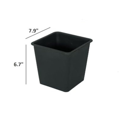 Pot en plastique avec drain Gredinger