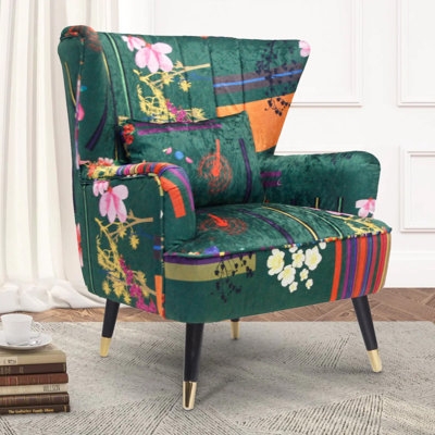 Yair Upholstered Wingback Chair