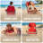 Ostrich The Heavy-Duty Backpacker Portable Reclining Beach Camping Chair, Red-1187917541