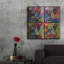 "Lucille 4X" par Dean Russo - impression sur toile sans cadre-467879303