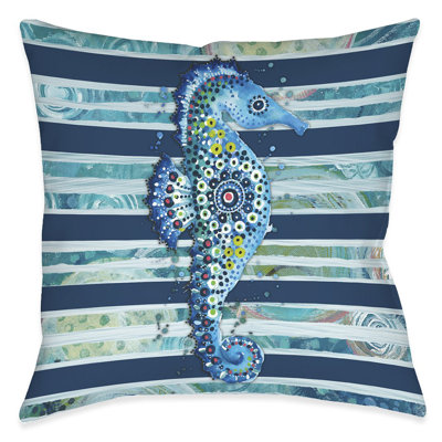 Blue Ocean Throw Pillow