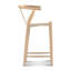 Tabouret de comptoir Wishbone frêne naturel-1798825753