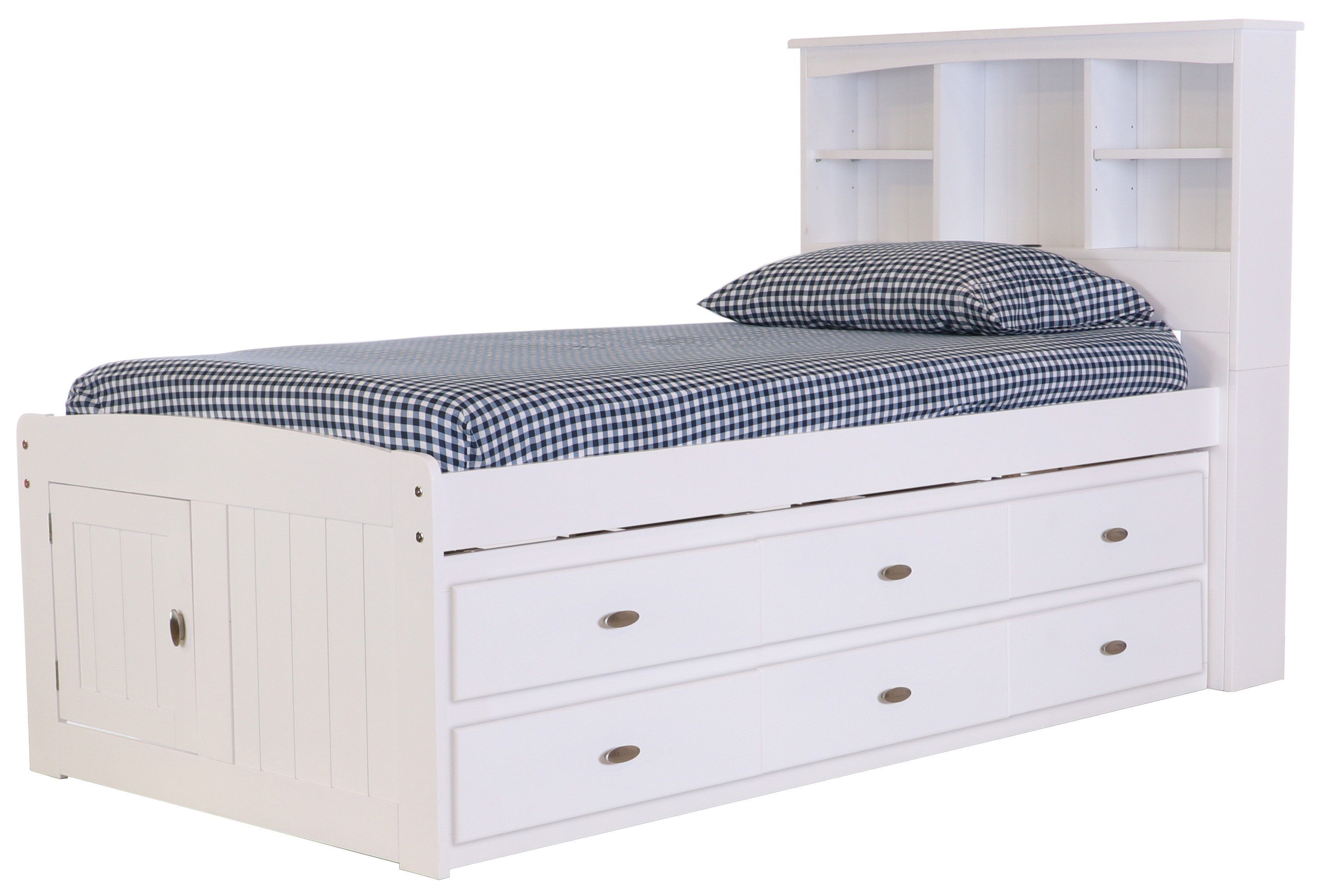 Mate's & captain's platform bed with bookcase discount