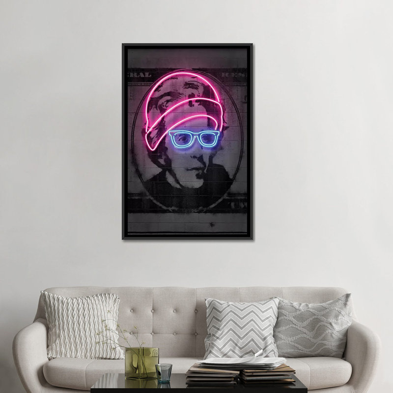 Jackson par Octavian Mielu - Estampe numérique sur toile tendue avec châssis, H 26 po x l 18 po x P 1,5 po, Pas de tapis