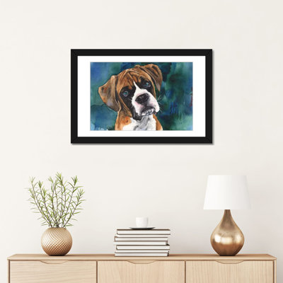 Boxer Puppy by George Dyachenko - Wrapped Canvas Gallery-Wrapped Canvas Giclée