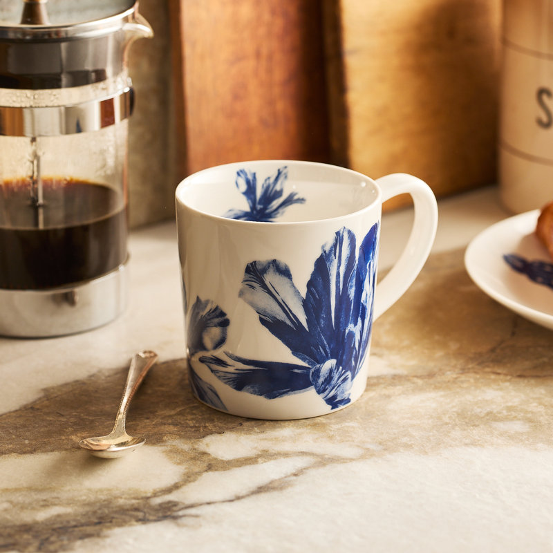 Tulip Handmade Porcelain Coffee Mug