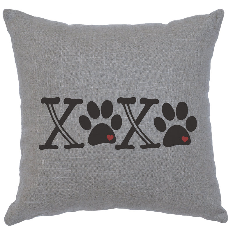 Coussin Wooded River Image - Xoxo - Gris lin, Gris