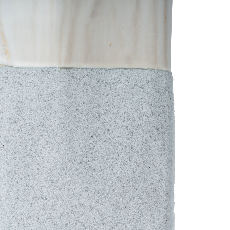 Vase de table en céramique Stathis, H 12 po x l 5 po x P 4 po