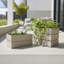 Jardinière rectangulaire pour terrasse Rectanglar - Brun-1845232463-1845232462