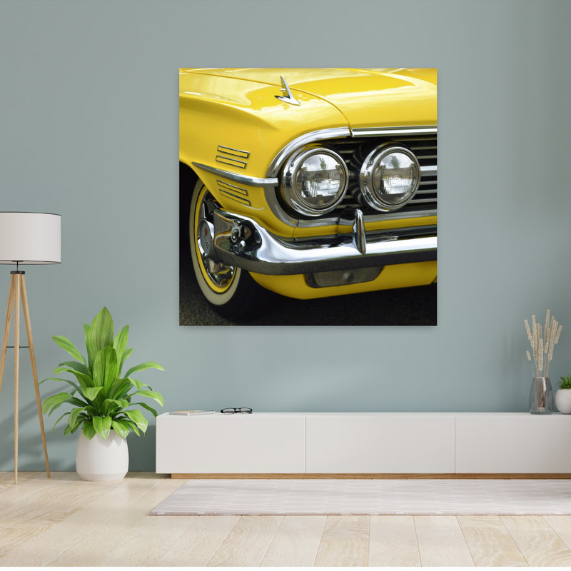 Sunburst El Camino, art rétro, H 48 po x l 48 po