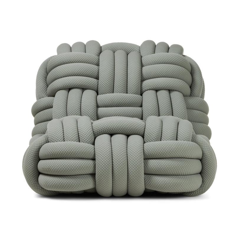 Knitty Armchair, Laurel Linen