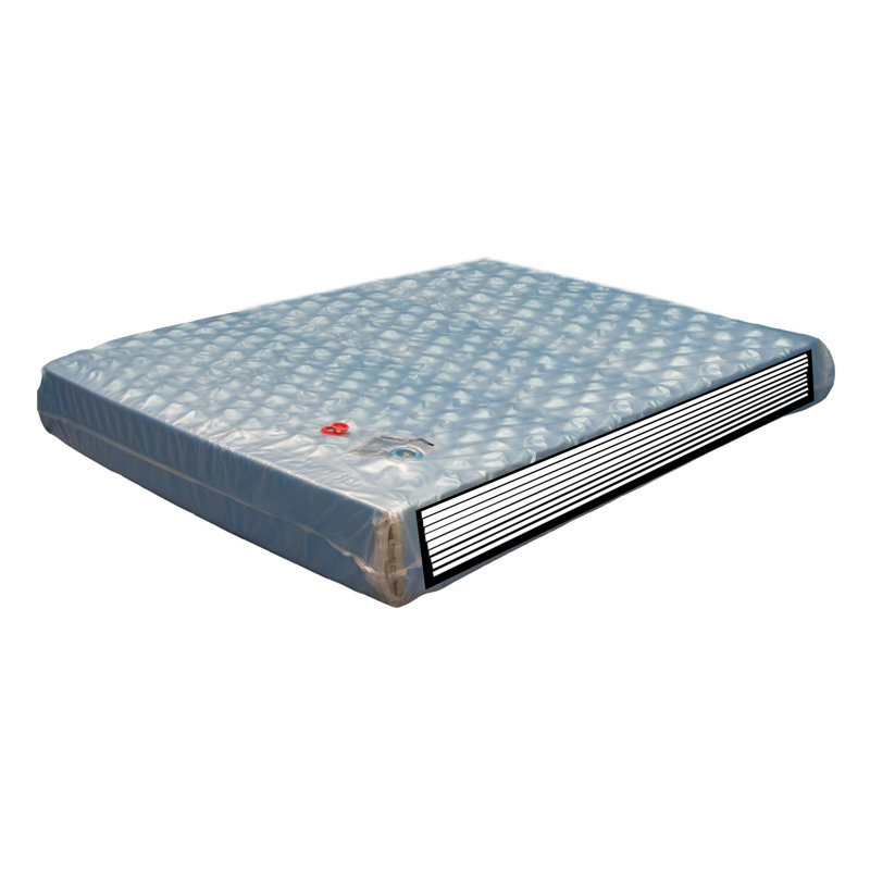 Matelas pour lit d'eau à plis rigides et rembourrés 9 po, Simple