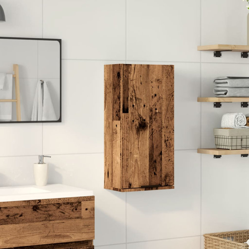 Tinkham Wall Bathroom Cabinet, Old Wood