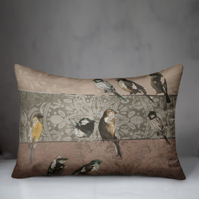  Polyester Lumbar Rectangular Pillow Cover & Insert