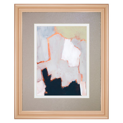 Raze I Wall Art - 34" x 40" - Tan Frame