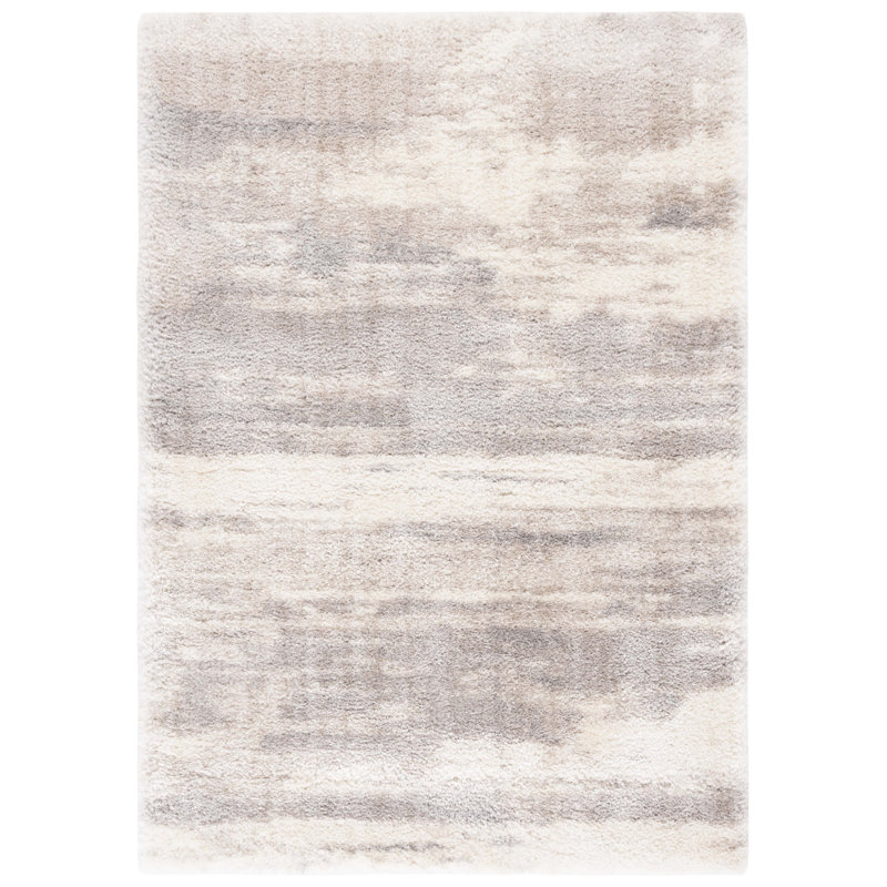 Cloud Shag Performance Abstract Rug, Rectangle 5'3" x 7'7"