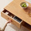 Table basse en bois massif en chêne nord-américain au design élégant et durable, parfaite pour le salon-1112779644
