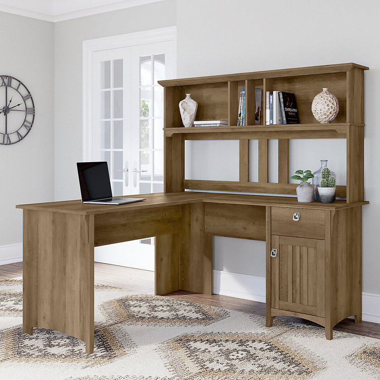 Salinas L-Shaped Credenza Desk