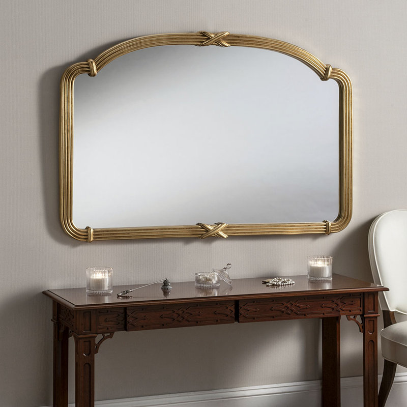 Carved Landscape Kinsler Accent Classic Mirror, Gold