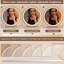 Bureau de maquillage avec miroir et lumières-1104262638