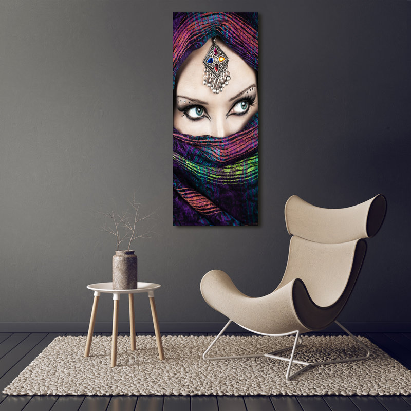 Indian Woman - Wrapped Canvas Print