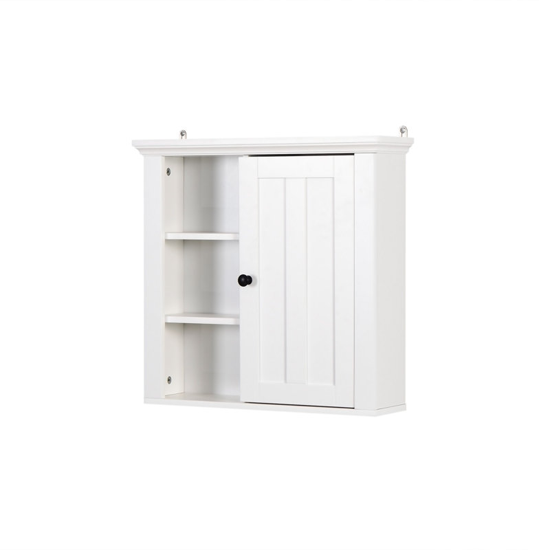 Bathroom Wooden Wall Cabinet With A Door