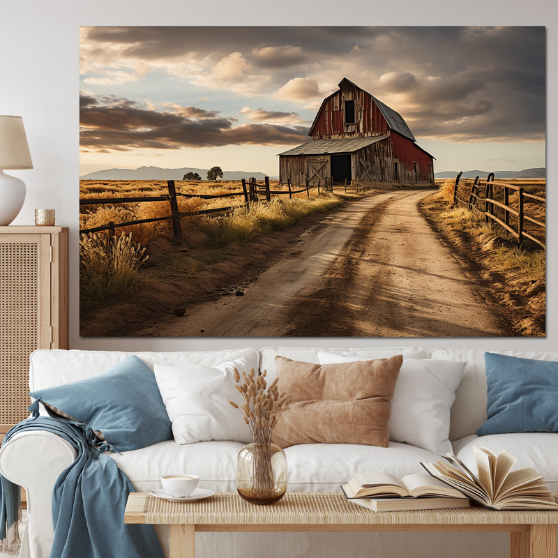 Barns Rustic Charm II - salon d'art mural de ferme