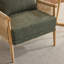 Masson Chenille Accent Chair Armchair With Pillow-614586116