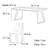 Modern simple rectangular dining table and chair-103161186