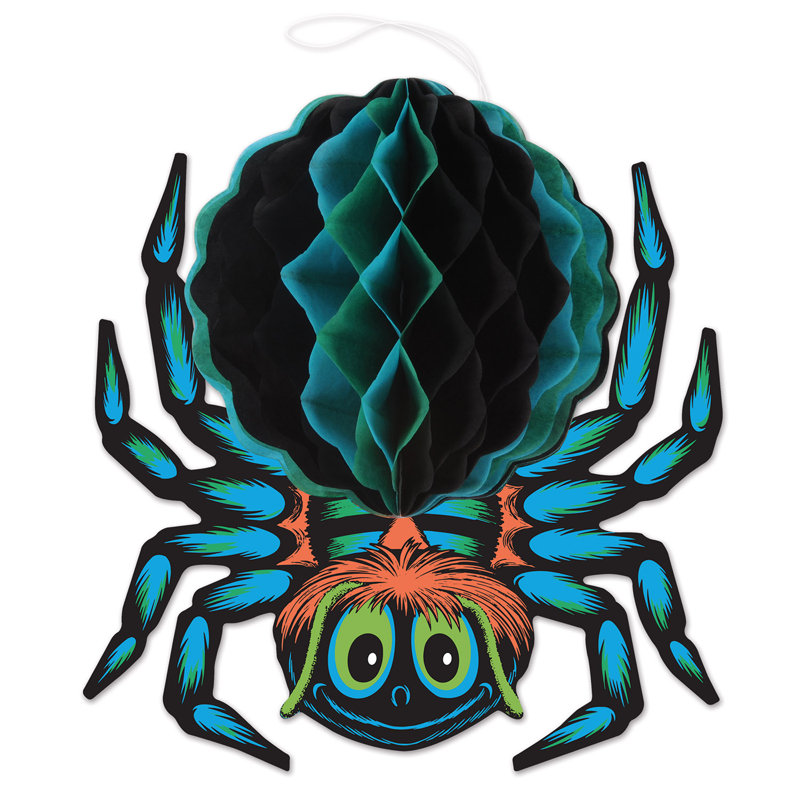 Tissu rétro araignée d'Halloween