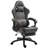 Dowinx Adjustable Ergonomic Swiveling PC & Racing Game Chair with Footrest-92366580