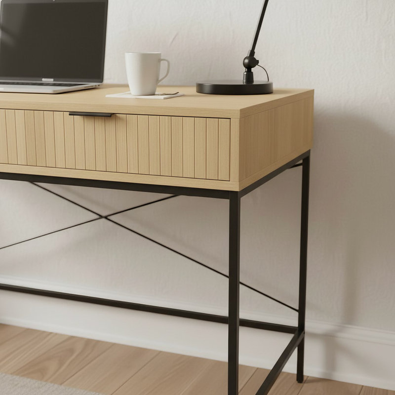 Metal Base Computer Desk
