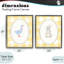 Ensemble de cadres flottants 2 pièces Goose & Bunny-2067254198-2067254193