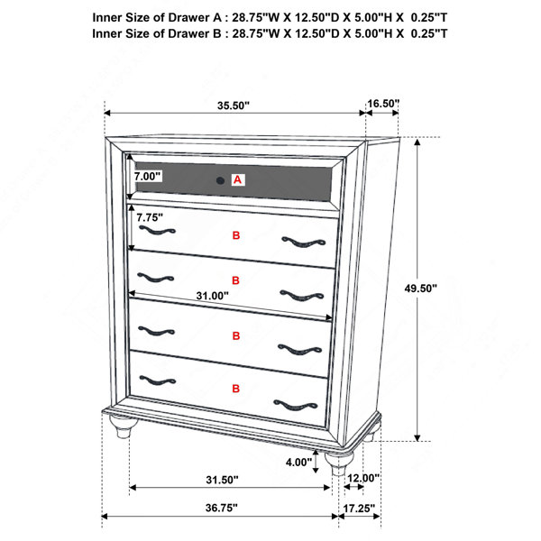 Dimensions du produit