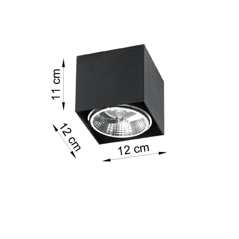 Kelanie Flush Mount, Czarny, 60, 240