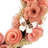 Handcrafted Faux Rose 10'' Wreath