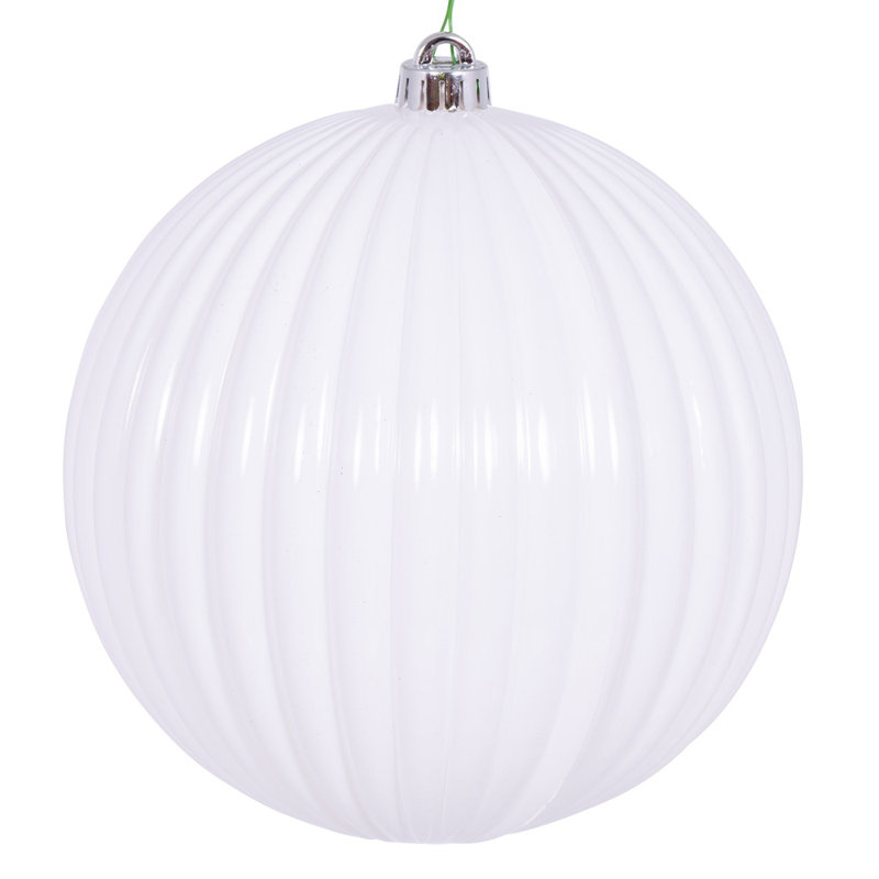 Ornement boule de Noël, Blanc