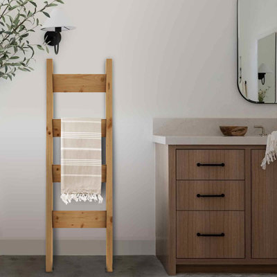 Odelle Wood 4 Towel Stand
