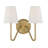Roan 2 - Light Dimmable Armed Sconce in Natural Brass-81525260