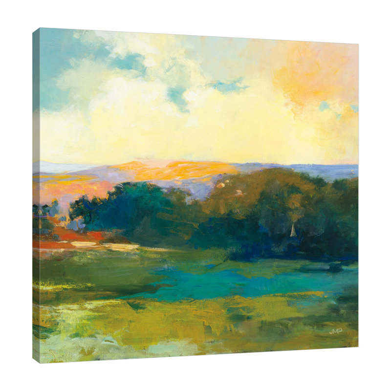 "Day Break Valley III", toile tendue par Julia Purinton, H 48 po x l 48 po x P 1,5 po