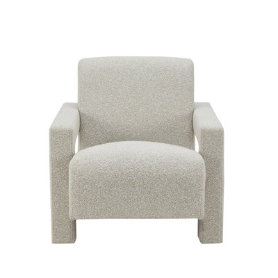 Chaise d'appoint Cid Lily 28 po, peluche rembourrée de mousse