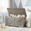 Banc de rangement en bois manufacturé Yeremis-1995072992