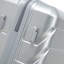Grand bagage à carreaux en plastique dur 28 pouces ABS - Surface résistante aux égratignures et quatre roues multidirectionnelles