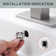 2 Pack Sink Overflow Ring Bathroom Kitchen Sink Basin Trim Overflow Cover Hole Insert Cap