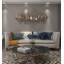 Décoration murale tridimensionnelle en métal de luxe moderne-975604548