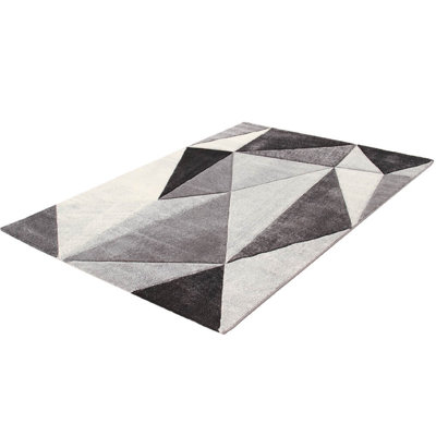 Rectangle Geometric Area Rug