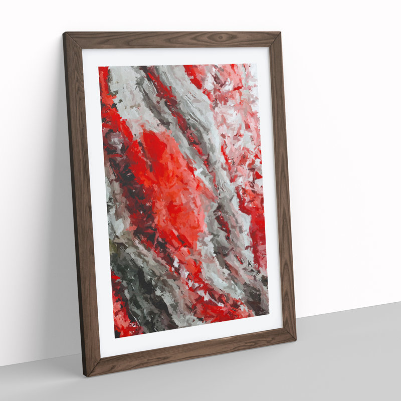 Symbols of the Abyss - Framed Print, Walnut