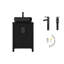 Meuble-lavabo simple autoportant de 24,4 po avec plateau en bois manufacturé Kreutzer-252555282-237822155-252555281