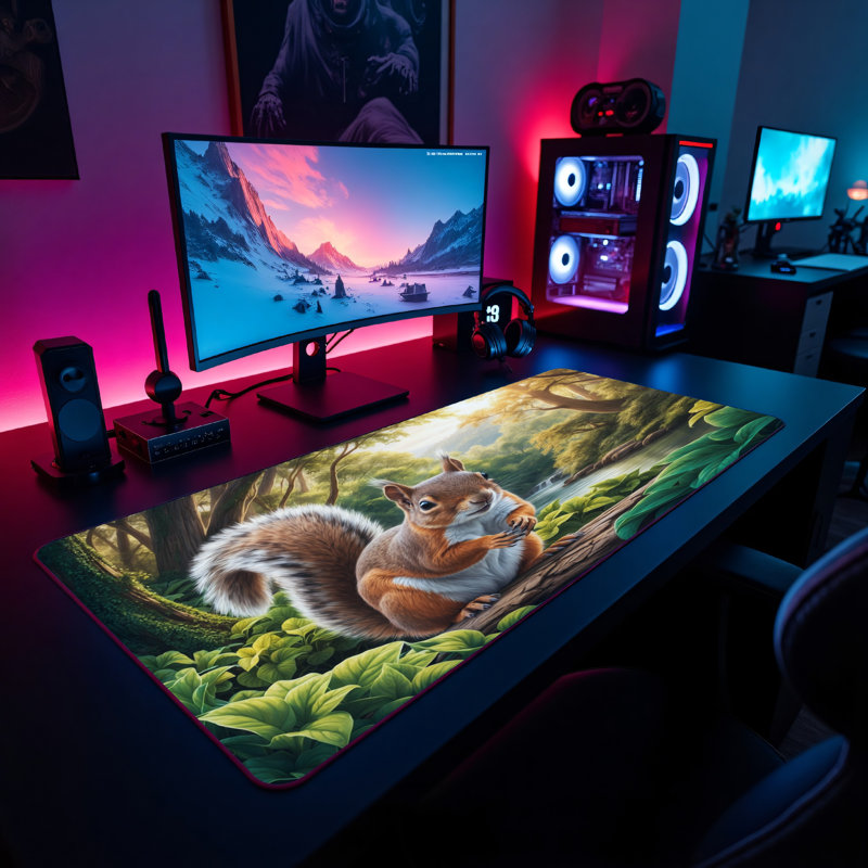 Polyester Desk Pad, 23.6x13.8