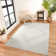 Sumya In- & Outdoor Scandi Modern White Area Rug